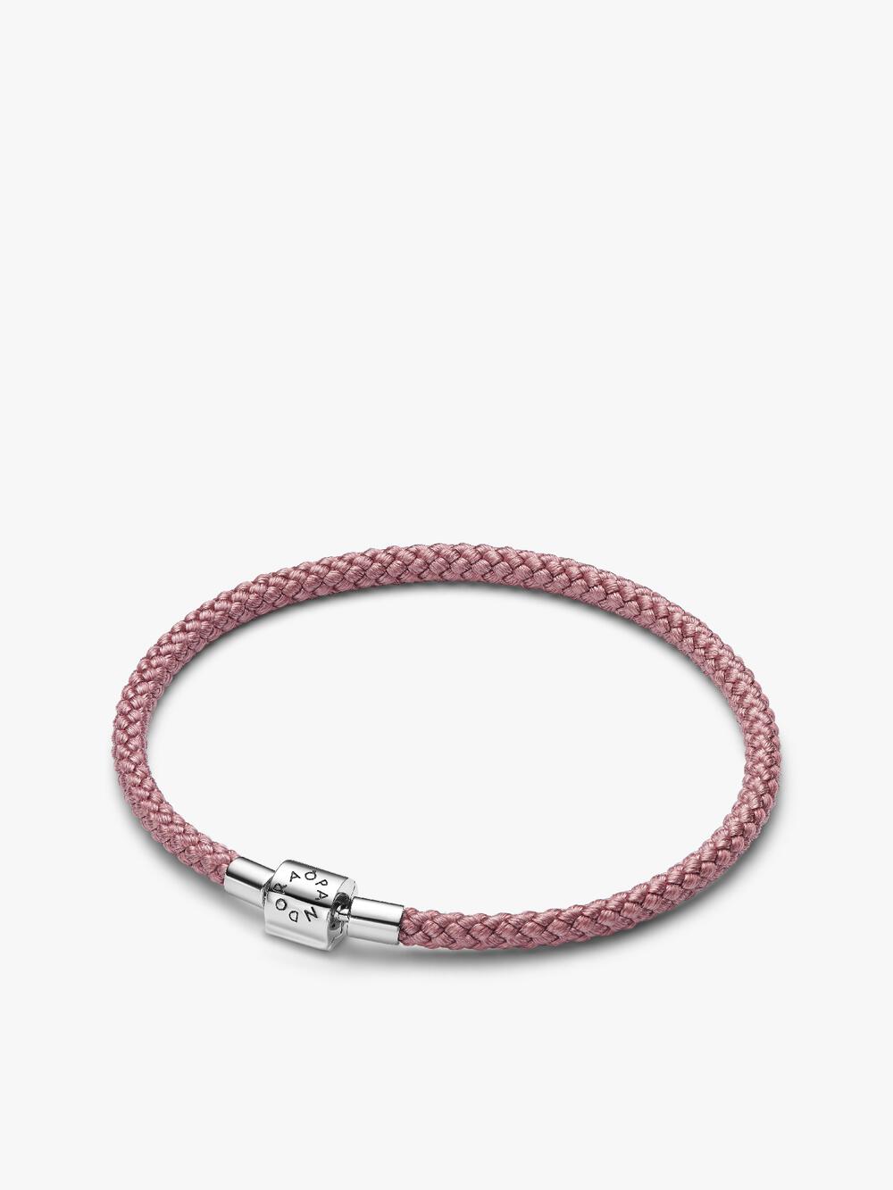 Pandora Moments Heart Closure Snake Chain Bracelet