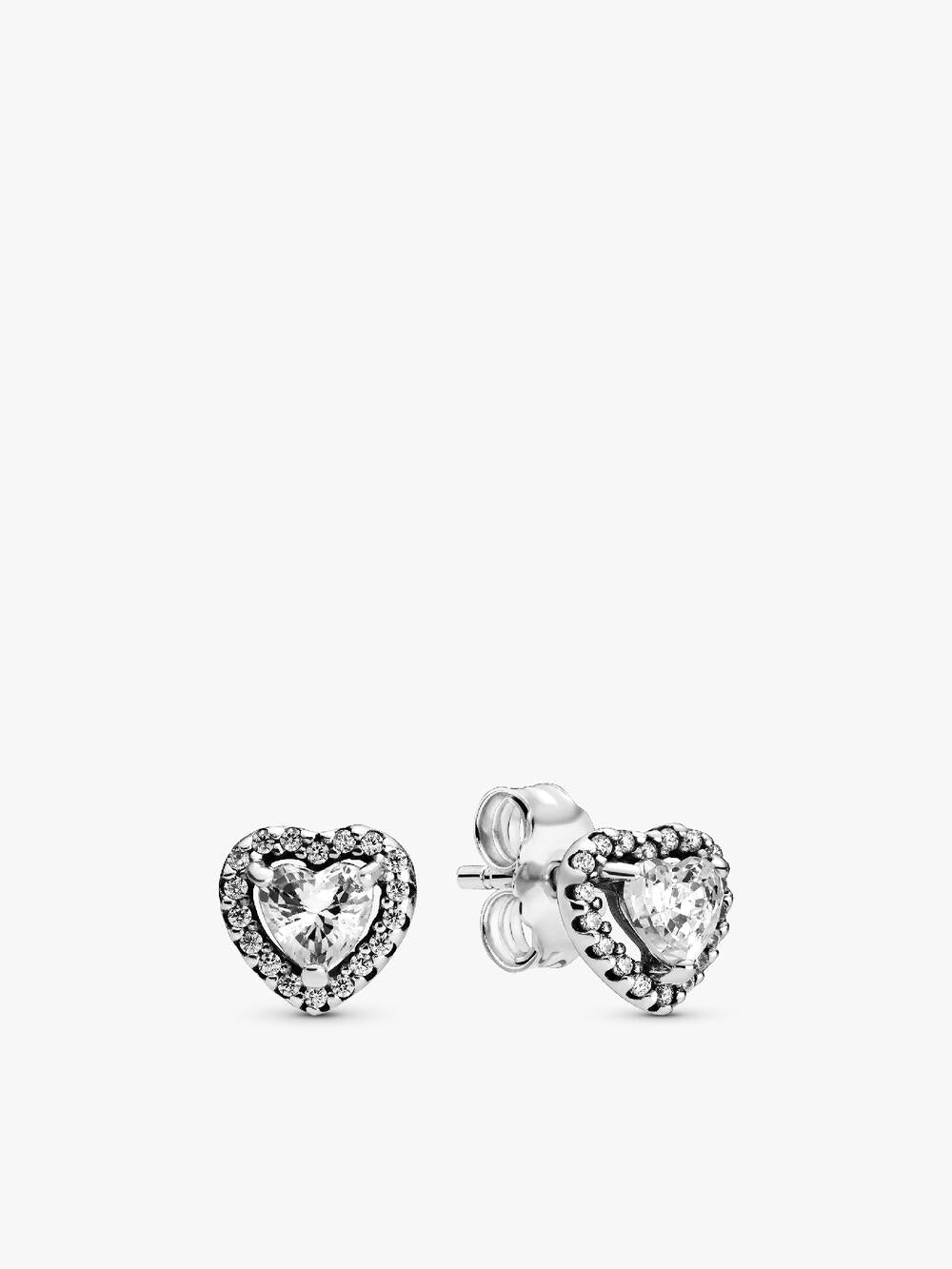 Square Halo Stud Earrings