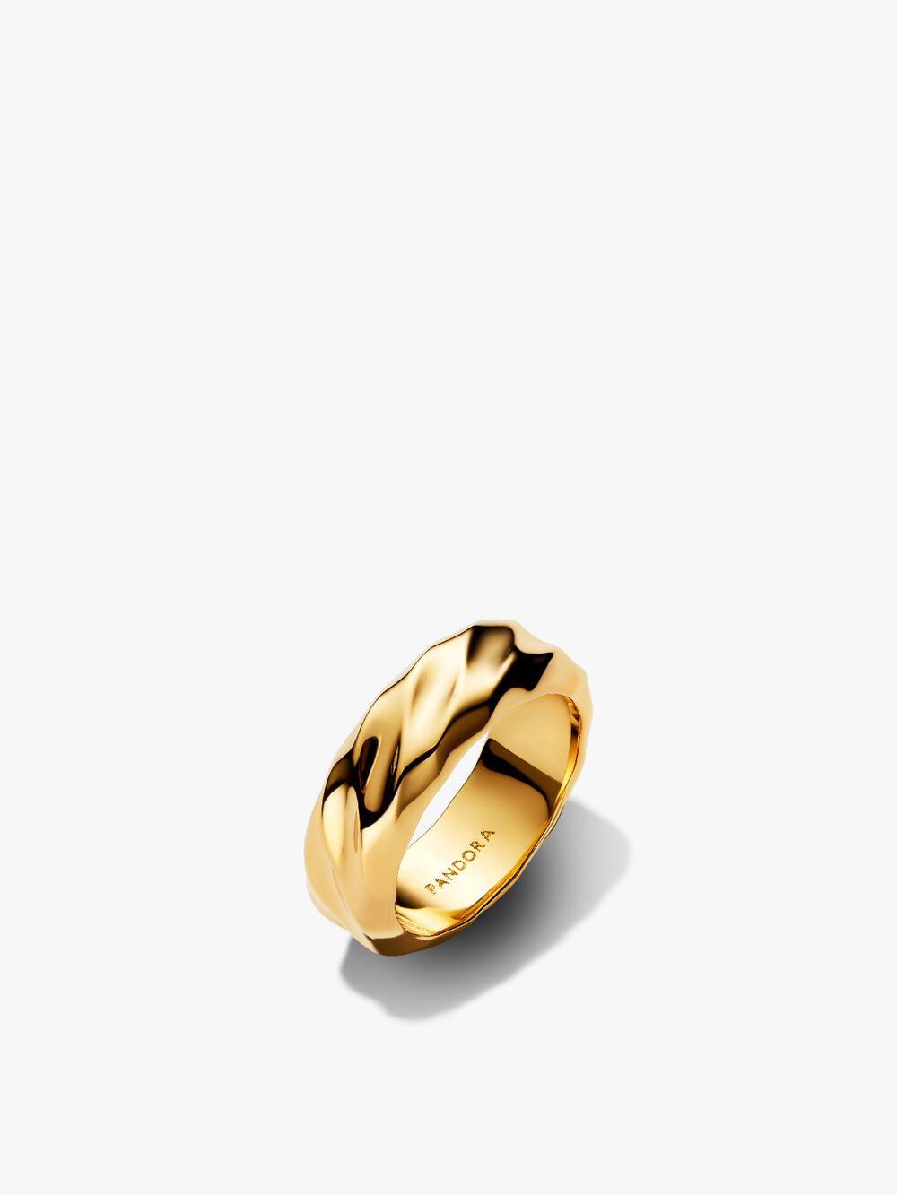 Organically V-shaped Open Hoop Earrings
