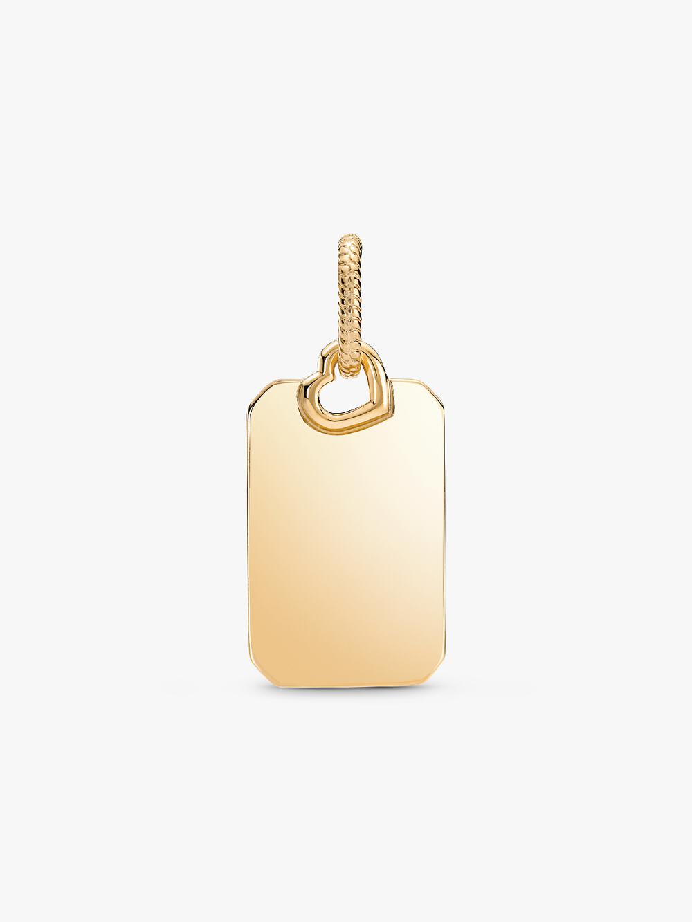 Engravable Rectangle Tag Pendant