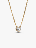 Sparkling Heart Collier Necklace