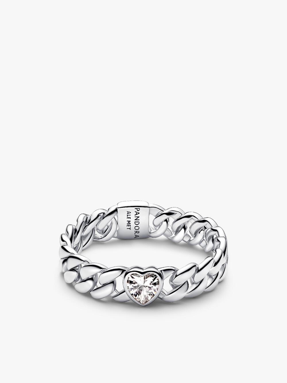 Square Sparkle Halo Ring